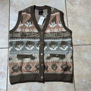 Over The Garden Wall Wirt & Greg Fair Isle Sweater Vest MEDIUM New